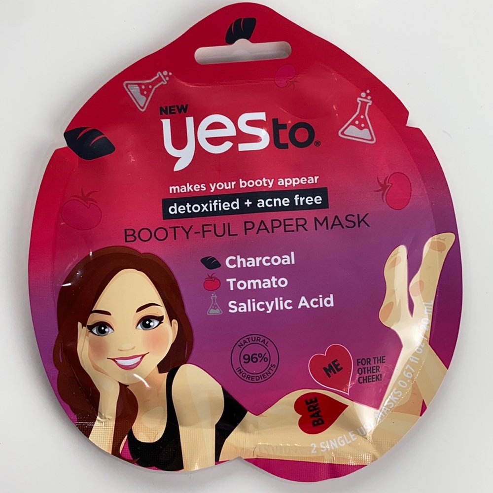 $2 🎉CLEARANCE!! Yes Too Booty-ful Paper Mask